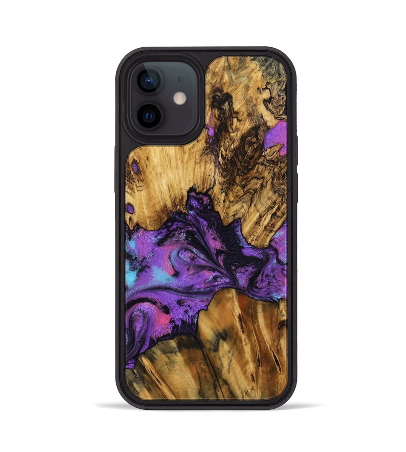 iPhone 12 Wood Phone Case - Mont (Purple, 799194)
