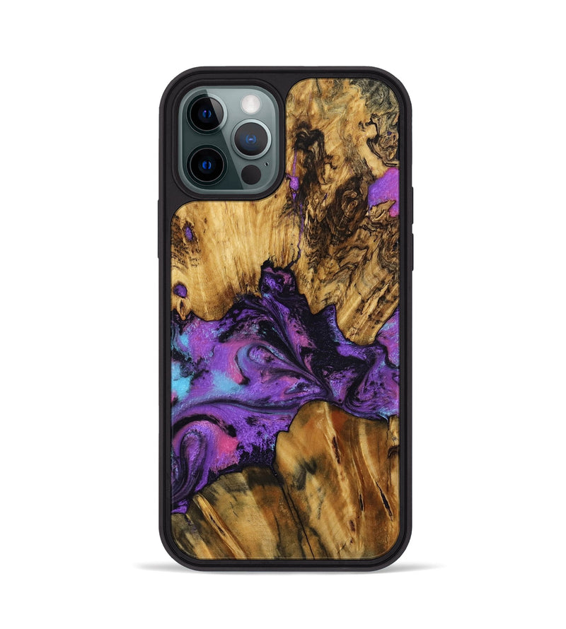 iPhone 12 Pro Wood Phone Case - Mont (Purple, 799194)