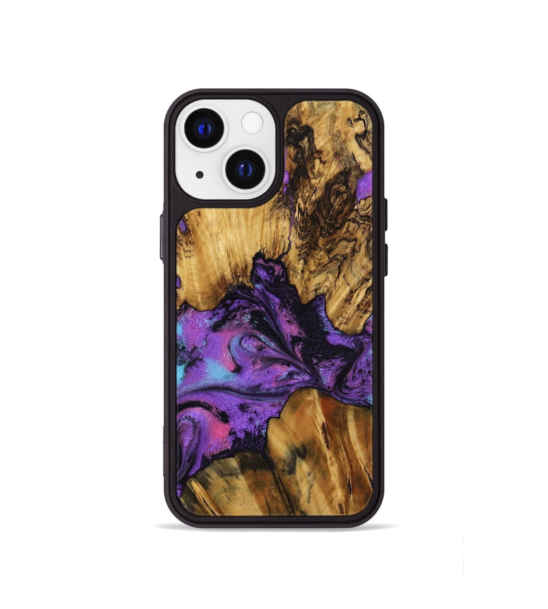 iPhone 13 mini Wood Phone Case - Mont (Purple, 799194)