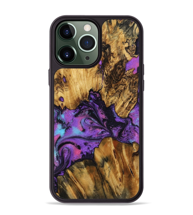 iPhone 13 Pro Max Wood Phone Case - Mont (Purple, 799194)