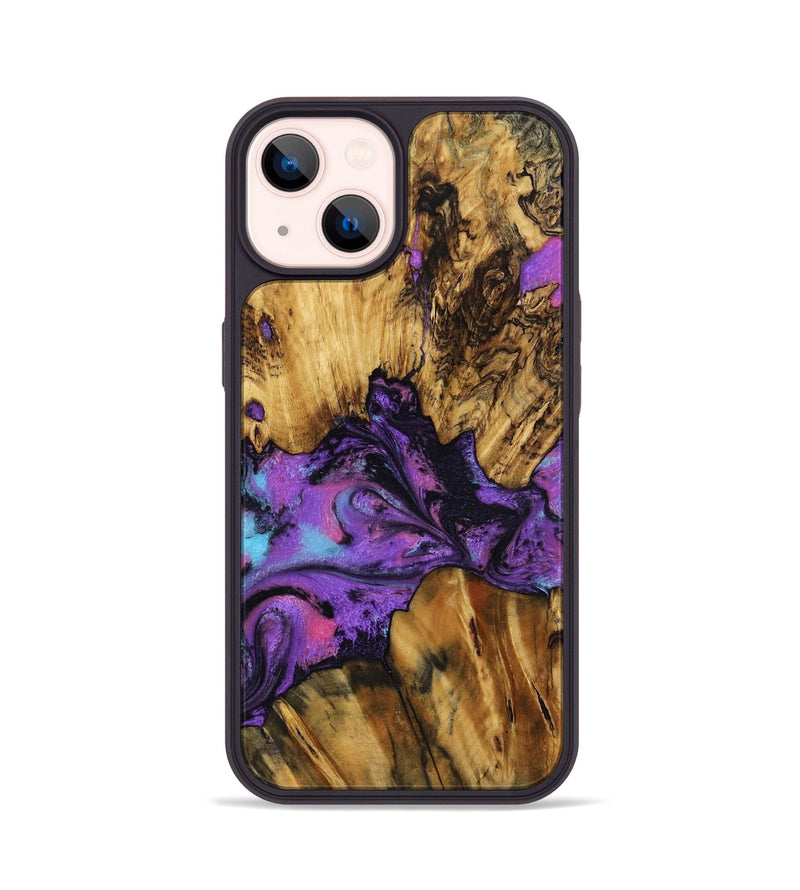 iPhone 14 Wood Phone Case - Mont (Purple, 799194)