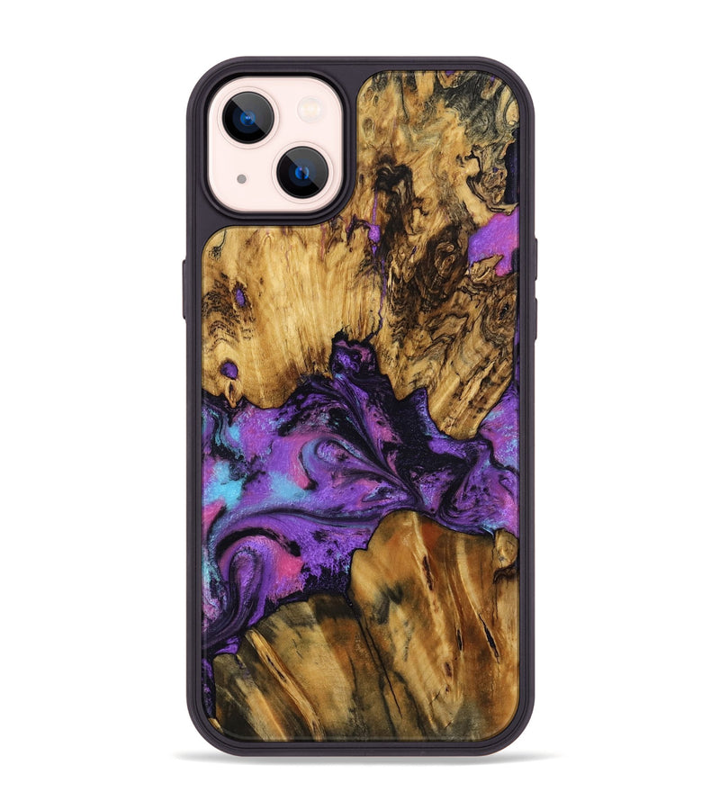 iPhone 14 Plus Wood Phone Case - Mont (Purple, 799194)