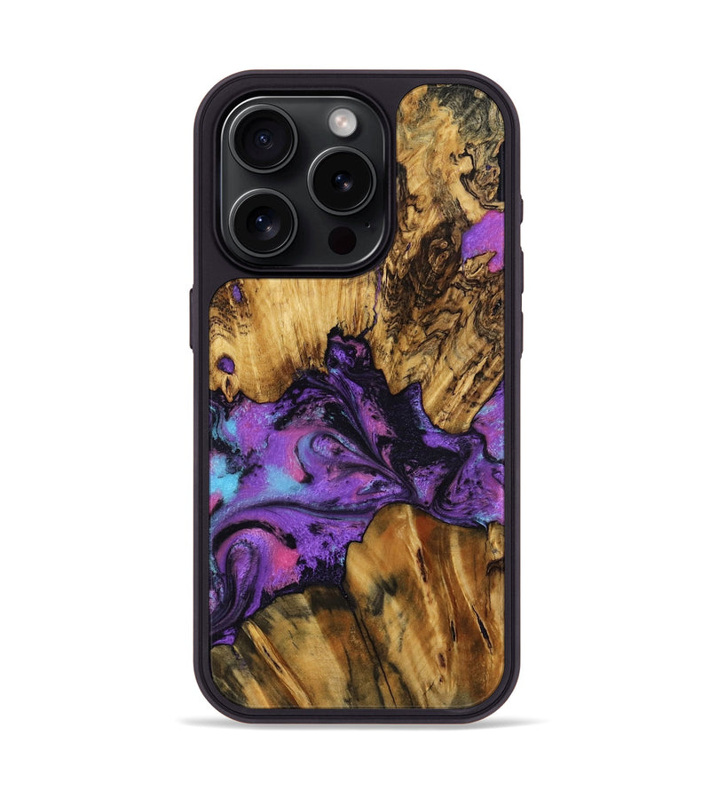 iPhone 15 Pro Wood Phone Case - Mont (Purple, 799194)