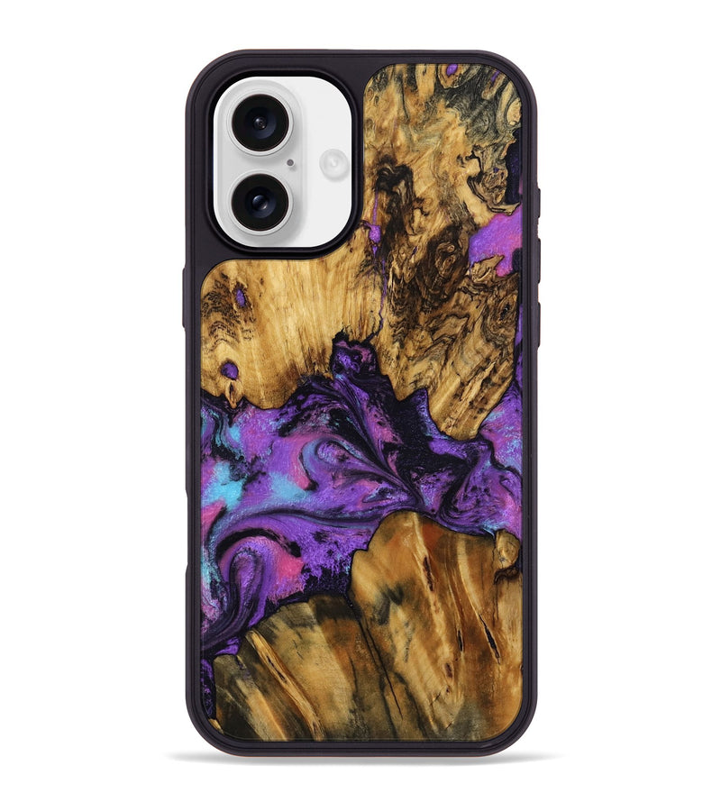iPhone 16 Plus Wood Phone Case - Mont (Purple, 799194)