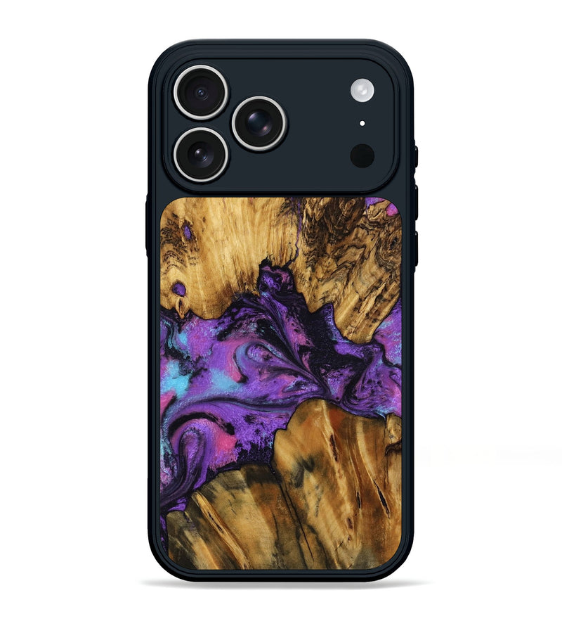 iPhone 17 Pro Max Wood Phone Case - Mont (Purple, 799194)