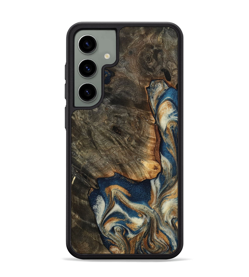 Galaxy S24 Plus Wood Phone Case - Gian (Teal & Gold, 799197)