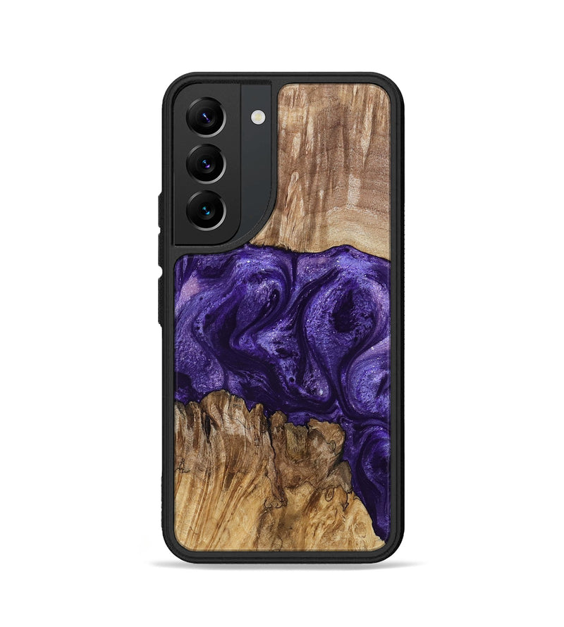 Galaxy S22 Wood Phone Case - Mayme (Purple, 799201)