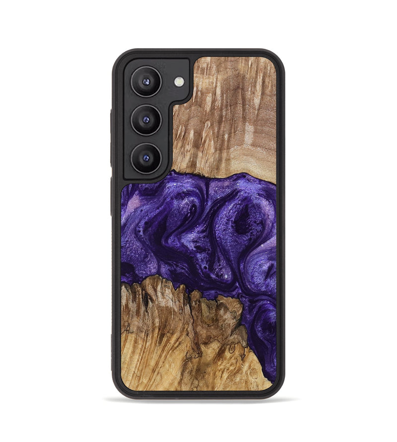 Galaxy S23 Wood Phone Case - Mayme (Purple, 799201)