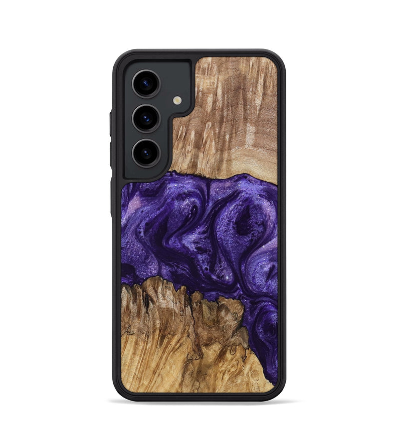 Galaxy S24 Wood Phone Case - Mayme (Purple, 799201)