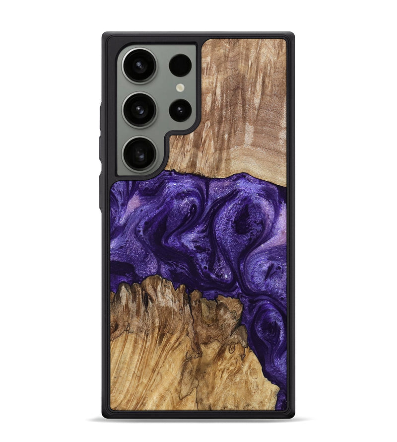 Galaxy S24 Ultra Wood Phone Case - Mayme (Purple, 799201)