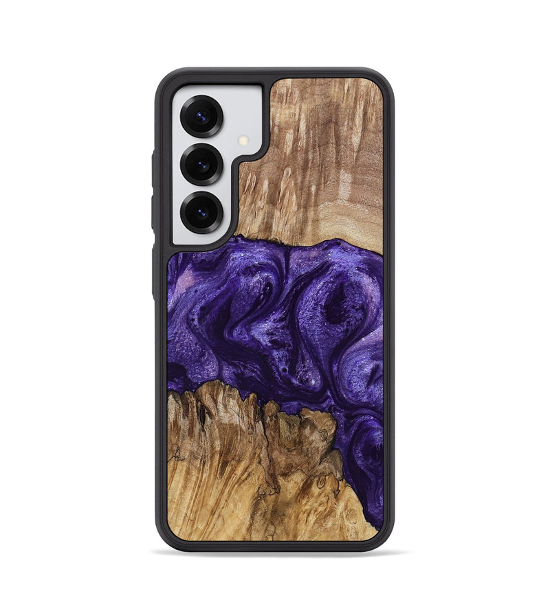 Galaxy S25 Wood Phone Case - Mayme (Purple, 799201)