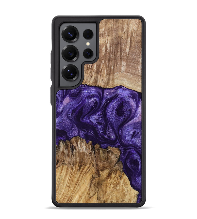 Galaxy S25 Ultra Wood Phone Case - Mayme (Purple, 799201)