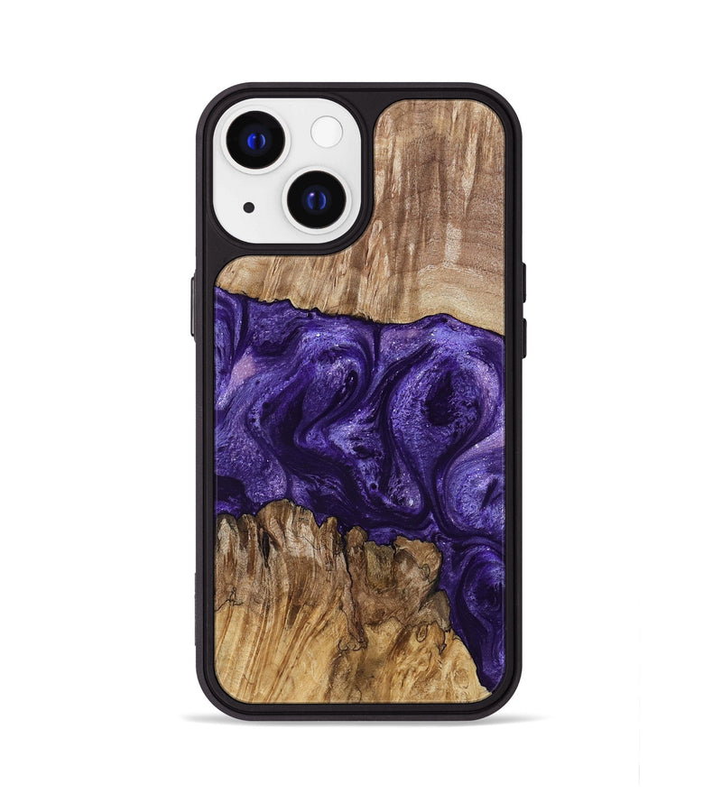 iPhone 13 Wood Phone Case - Mayme (Purple, 799201)