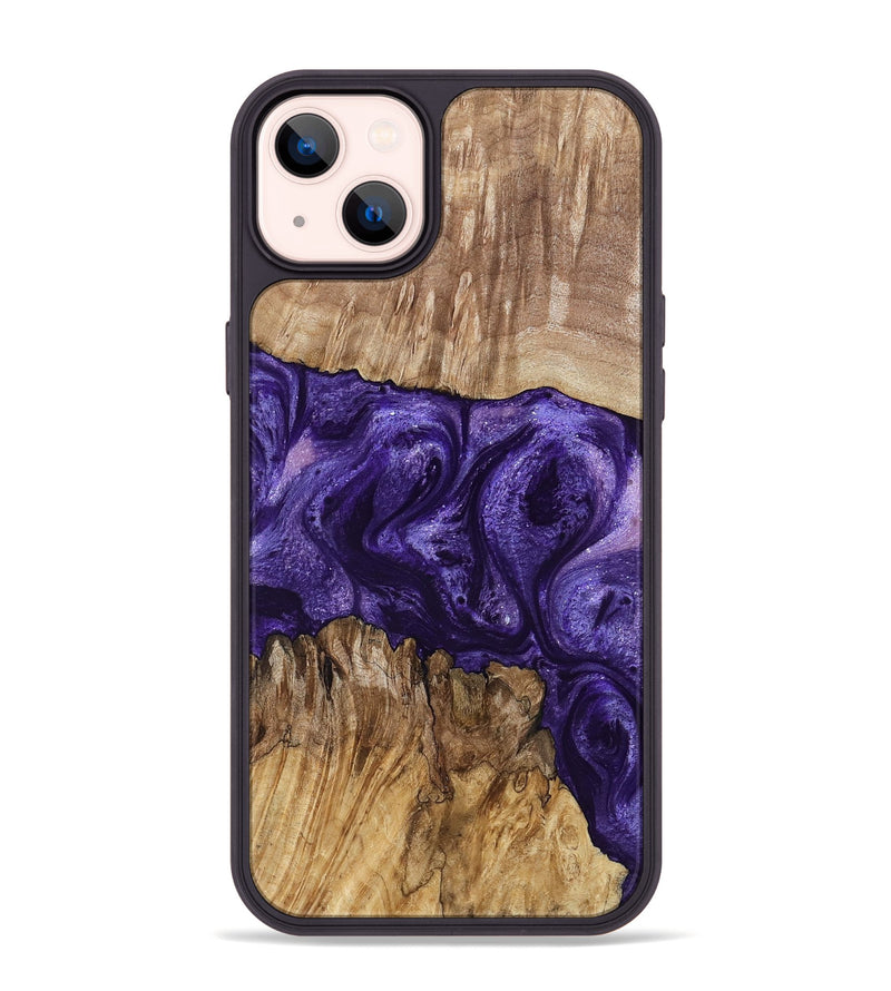iPhone 14 Plus Wood Phone Case - Mayme (Purple, 799201)