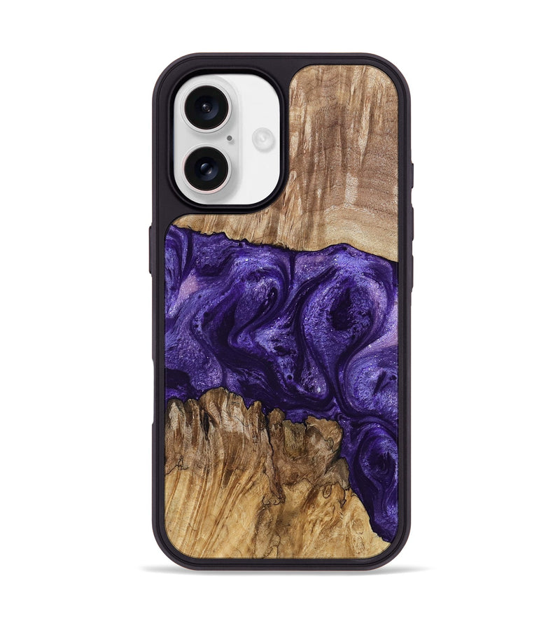iPhone 17 Wood Phone Case - Mayme (Purple, 799201)