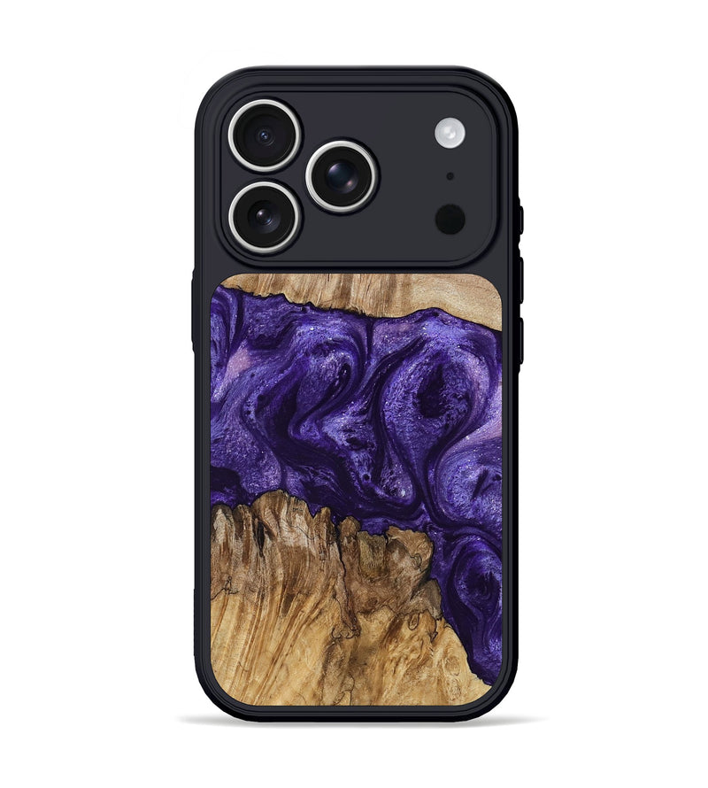 iPhone 17 Pro Wood Phone Case - Mayme (Purple, 799201)