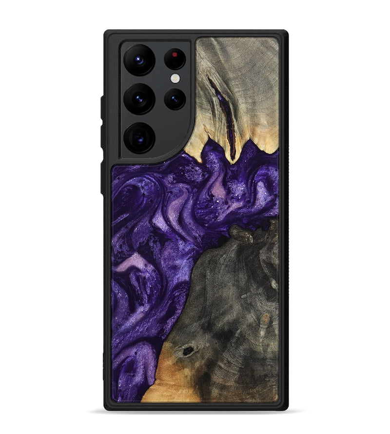 Galaxy S22 Ultra Wood Phone Case - Collins (Purple, 799202)