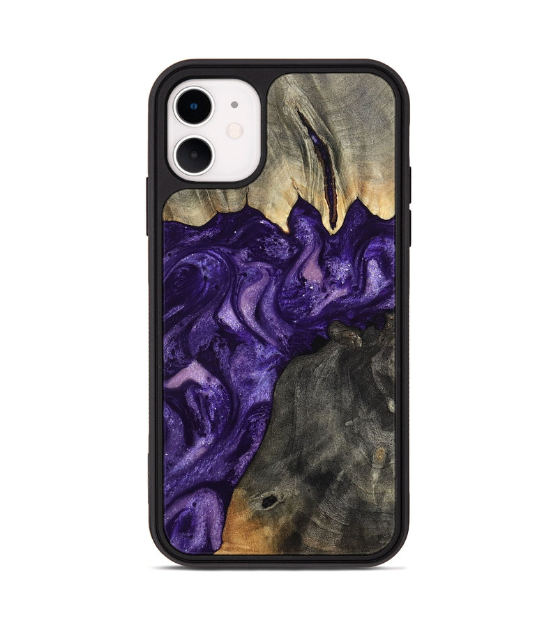 iPhone 11 Wood Phone Case - Collins (Purple, 799202)