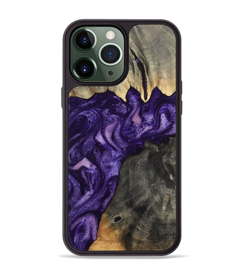 iPhone 13 Pro Max Wood Phone Case - Collins (Purple, 799202)