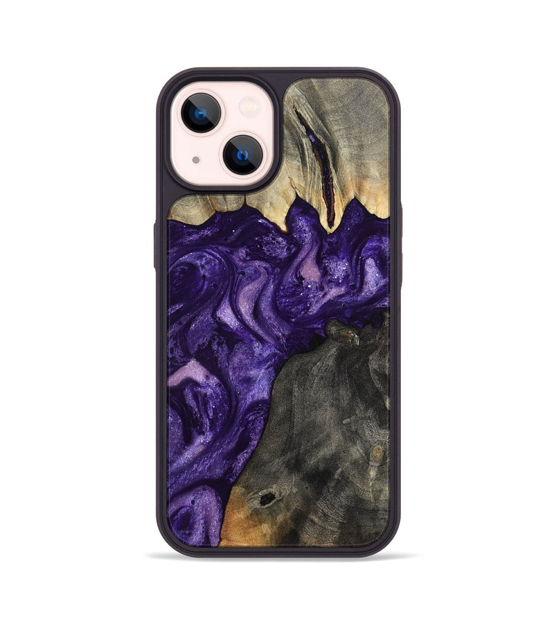 iPhone 14 Wood Phone Case - Collins (Purple, 799202)