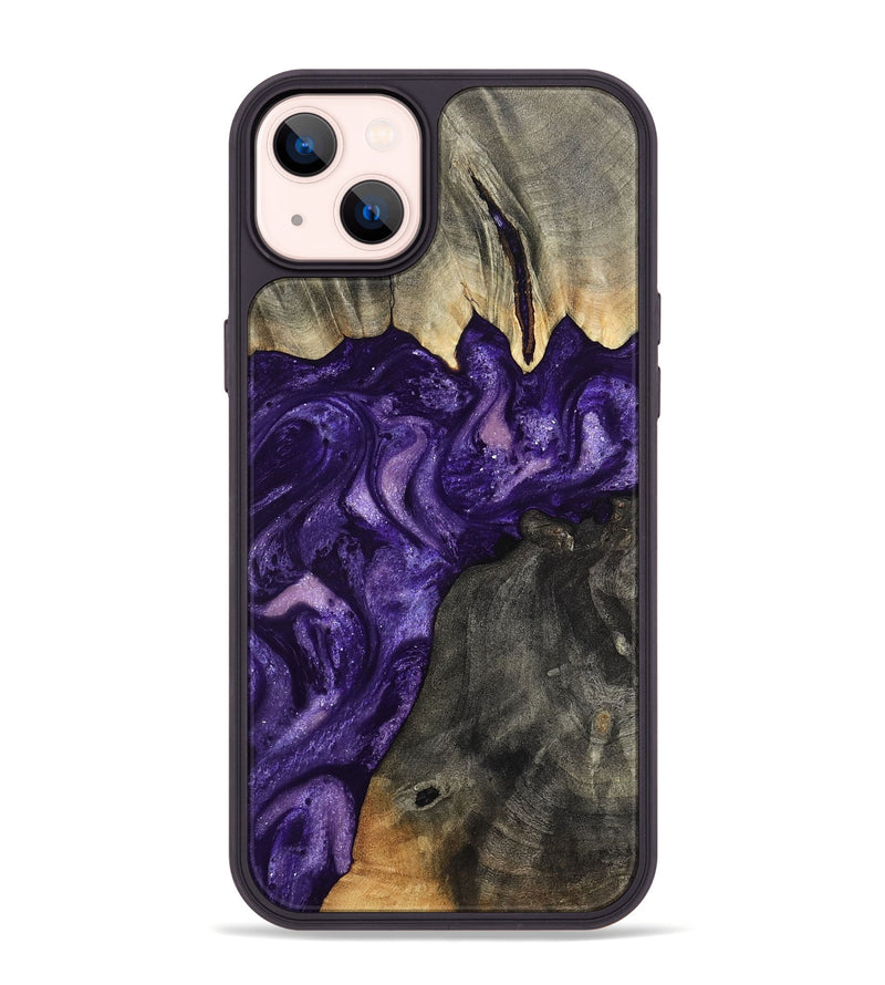 iPhone 14 Plus Wood Phone Case - Collins (Purple, 799202)