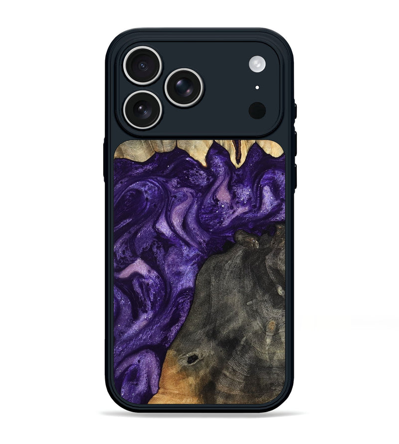 iPhone 17 Pro Max Wood Phone Case - Collins (Purple, 799202)