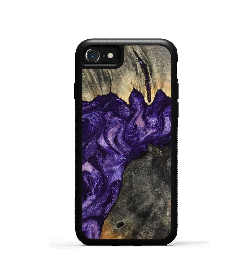 iPhone SE Wood Phone Case - Collins (Purple, 799202)