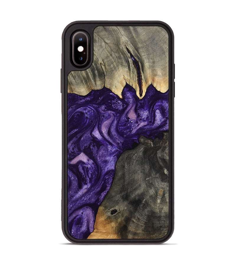 iPhone Xs Max Wood Phone Case - Collins (Purple, 799202)