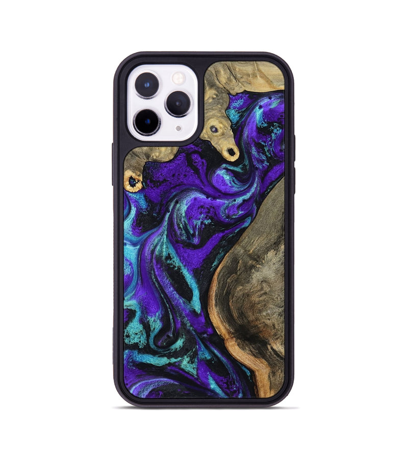 iPhone 11 Pro Wood Phone Case - Lu (Purple, 799203)