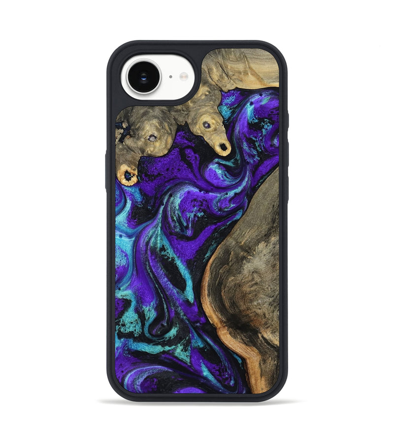 iPhone 16e Wood Phone Case - Lu (Purple, 799203)