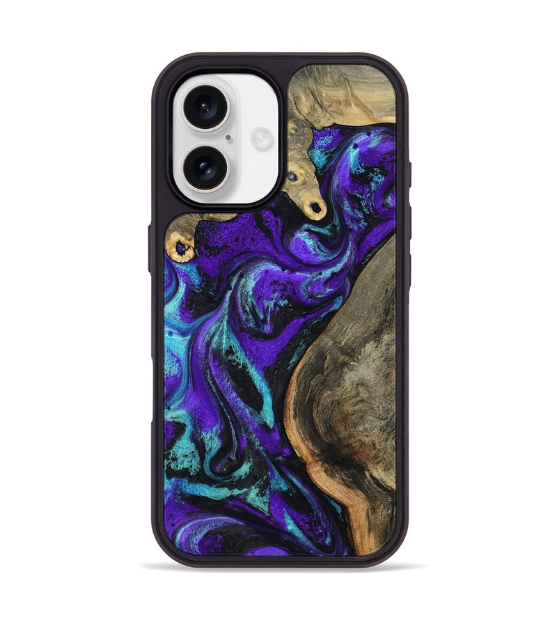 iPhone 17 Wood Phone Case - Lu (Purple, 799203)