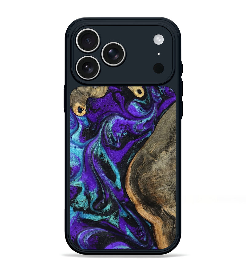 iPhone 17 Pro Max Wood Phone Case - Lu (Purple, 799203)