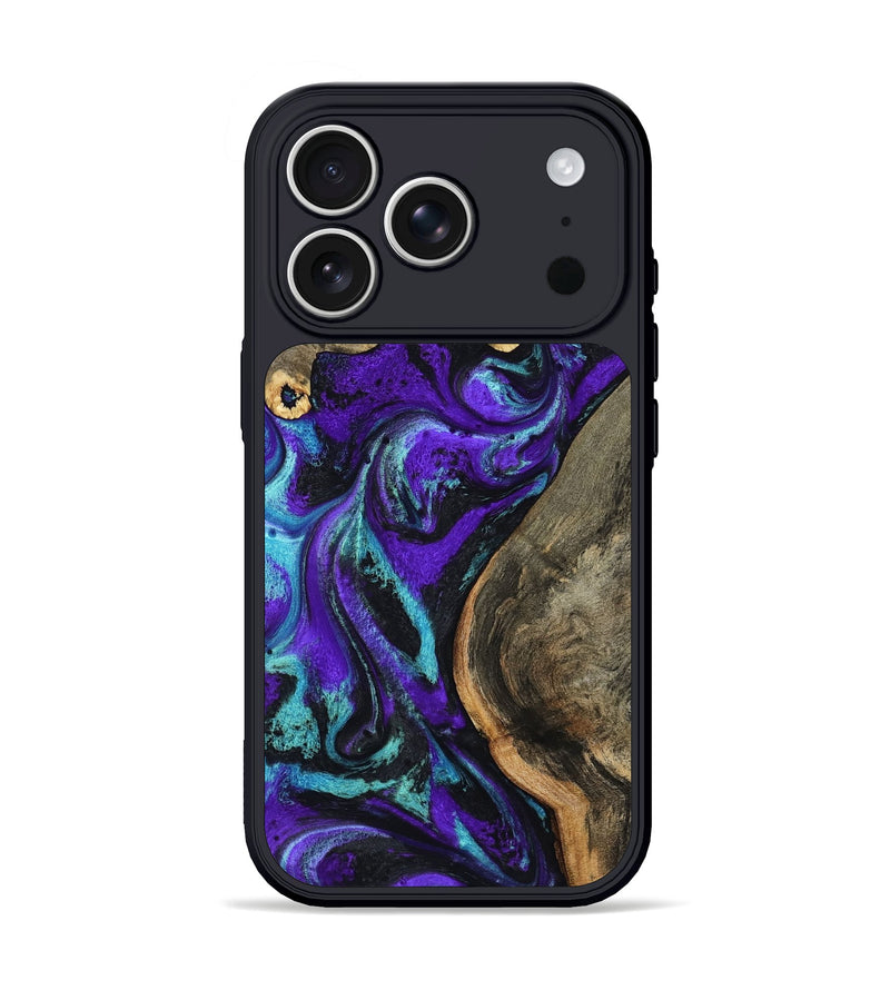 iPhone 17 Pro Wood Phone Case - Lu (Purple, 799203)