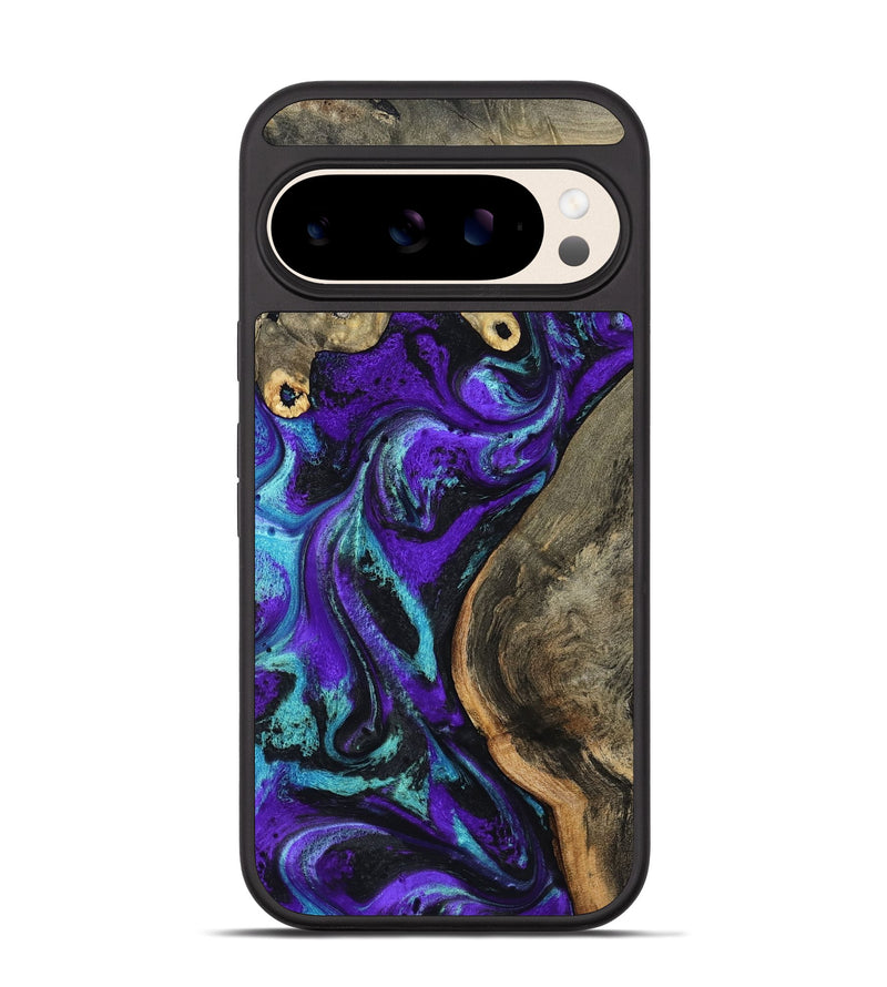 Pixel 10 Wood Phone Case - Lu (Purple, 799203)