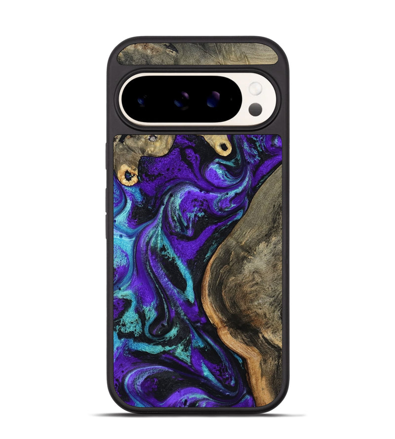 Pixel 9 Pro Wood Phone Case - Lu (Purple, 799203)