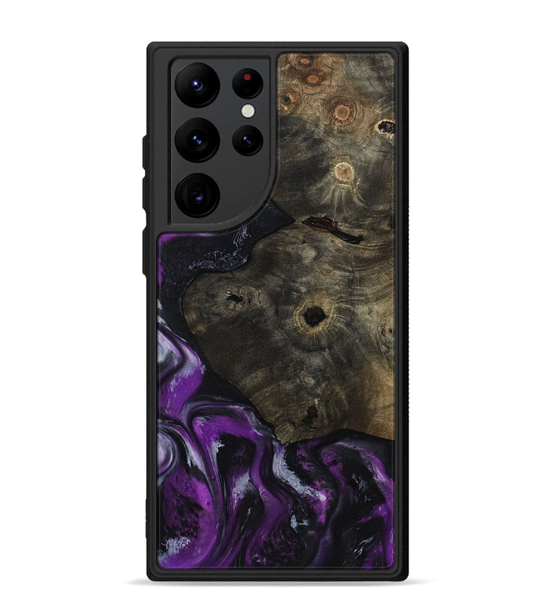 Galaxy S22 Ultra Wood Phone Case - Reina (Purple, 799204)