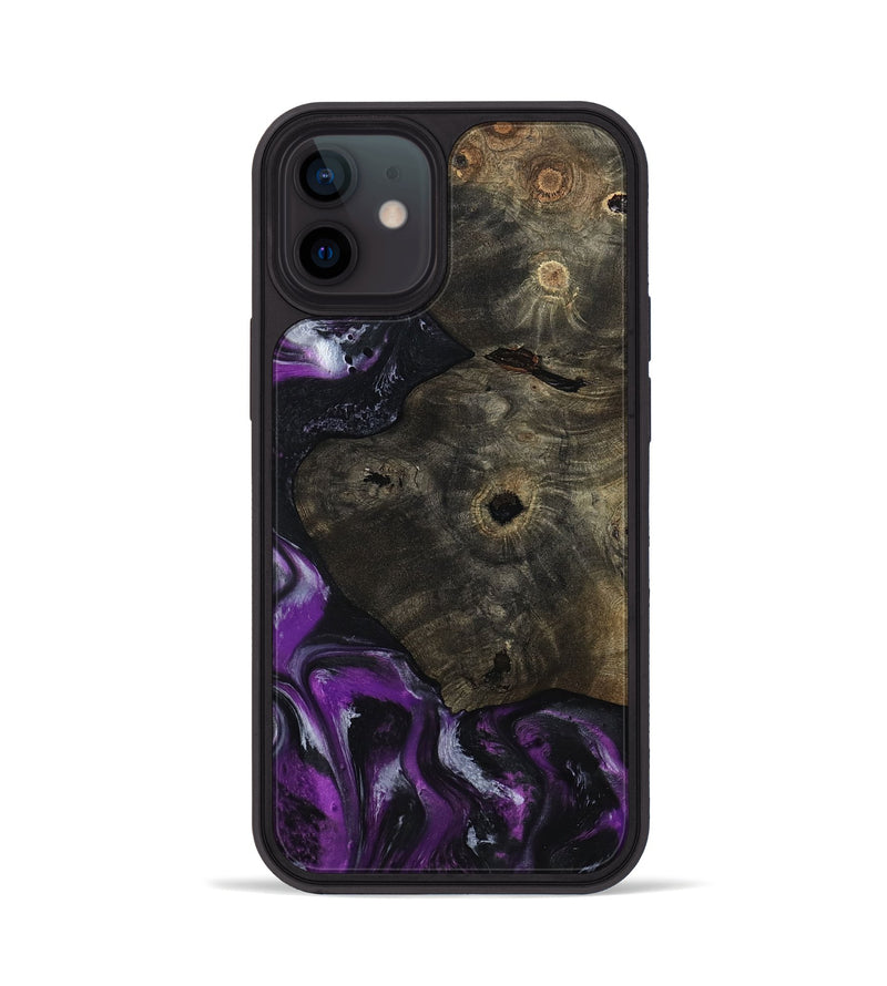 iPhone 12 Wood Phone Case - Reina (Purple, 799204)