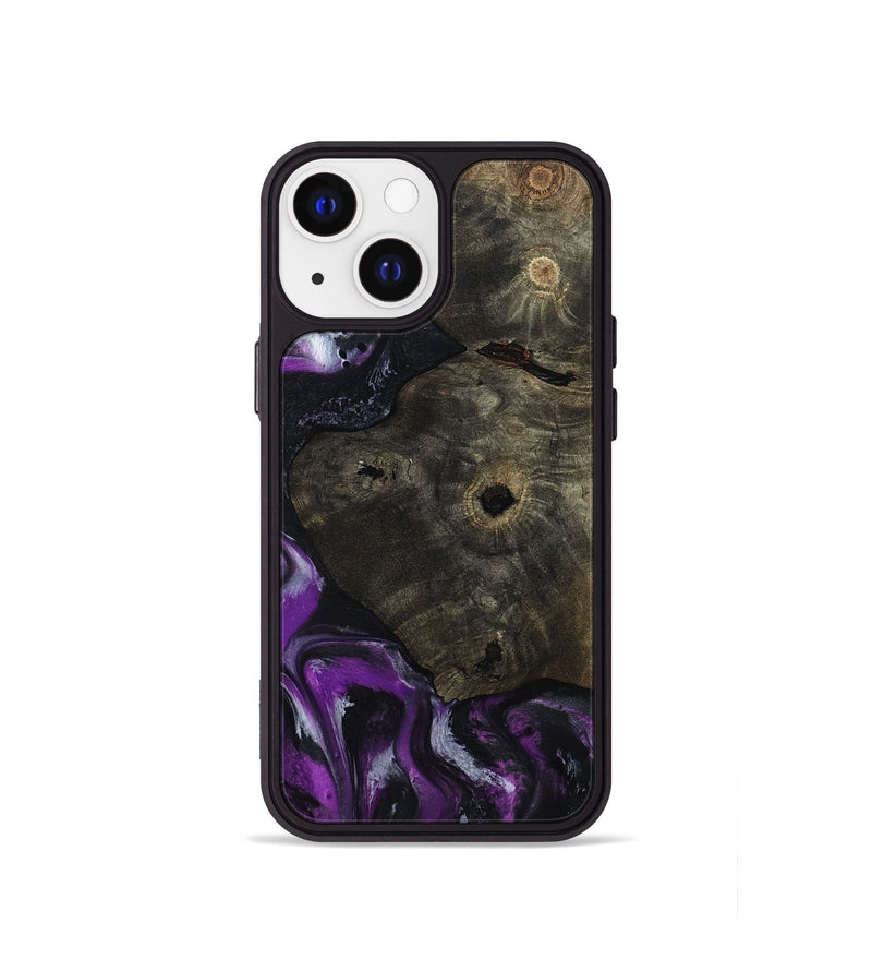 iPhone 13 mini Wood Phone Case - Reina (Purple, 799204)