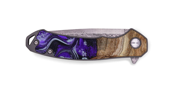 EDC Wood Pocket Knife - India (Purple, 799205)