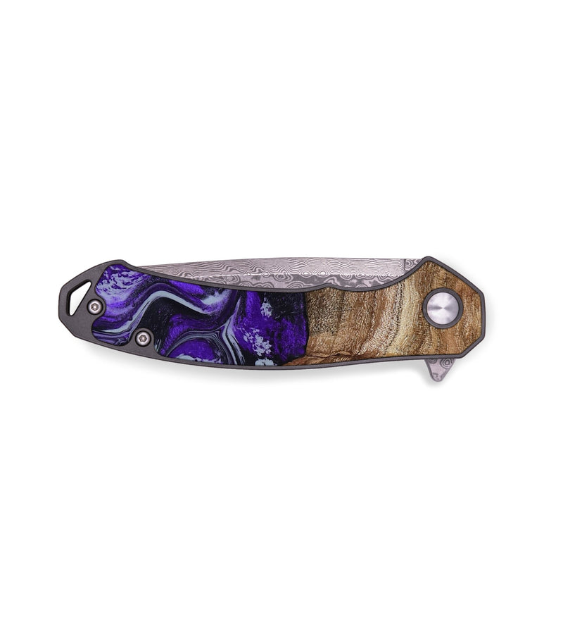 EDC Wood Pocket Knife - India (Purple, 799205)