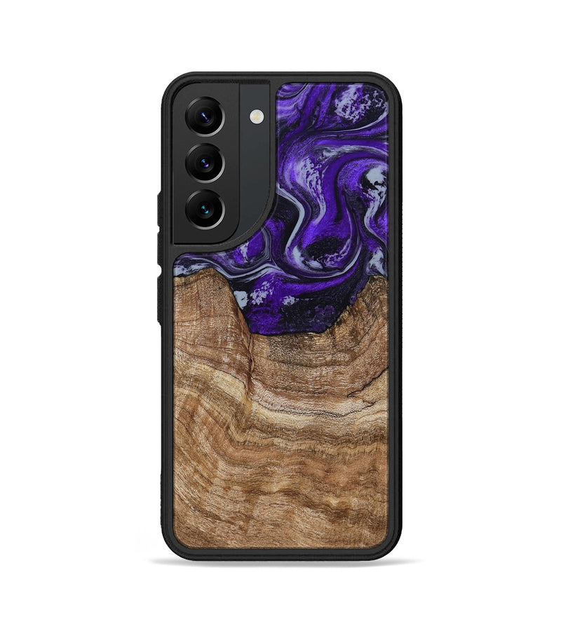 Galaxy S22 Wood Phone Case - India (Purple, 799205)