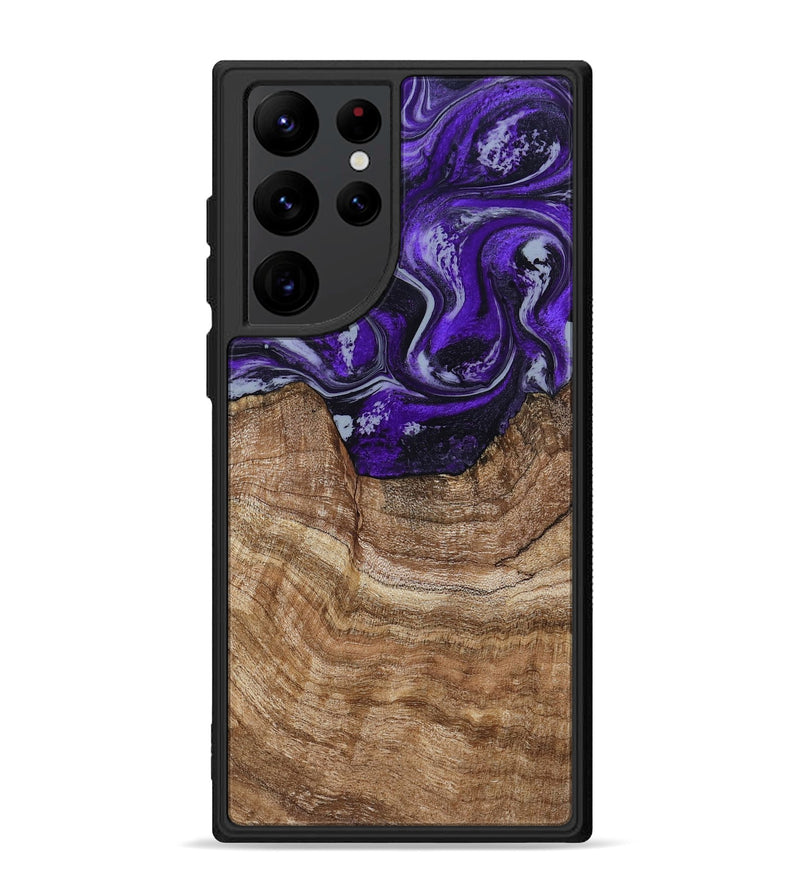 Galaxy S22 Ultra Wood Phone Case - India (Purple, 799205)