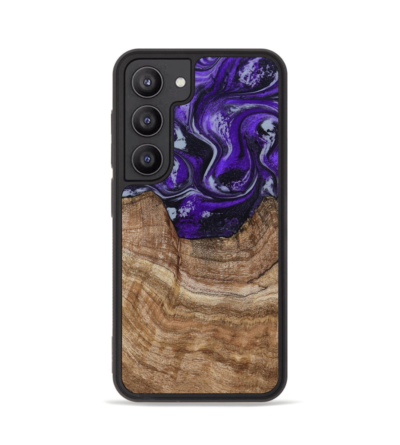 Galaxy S23 Wood Phone Case - India (Purple, 799205)