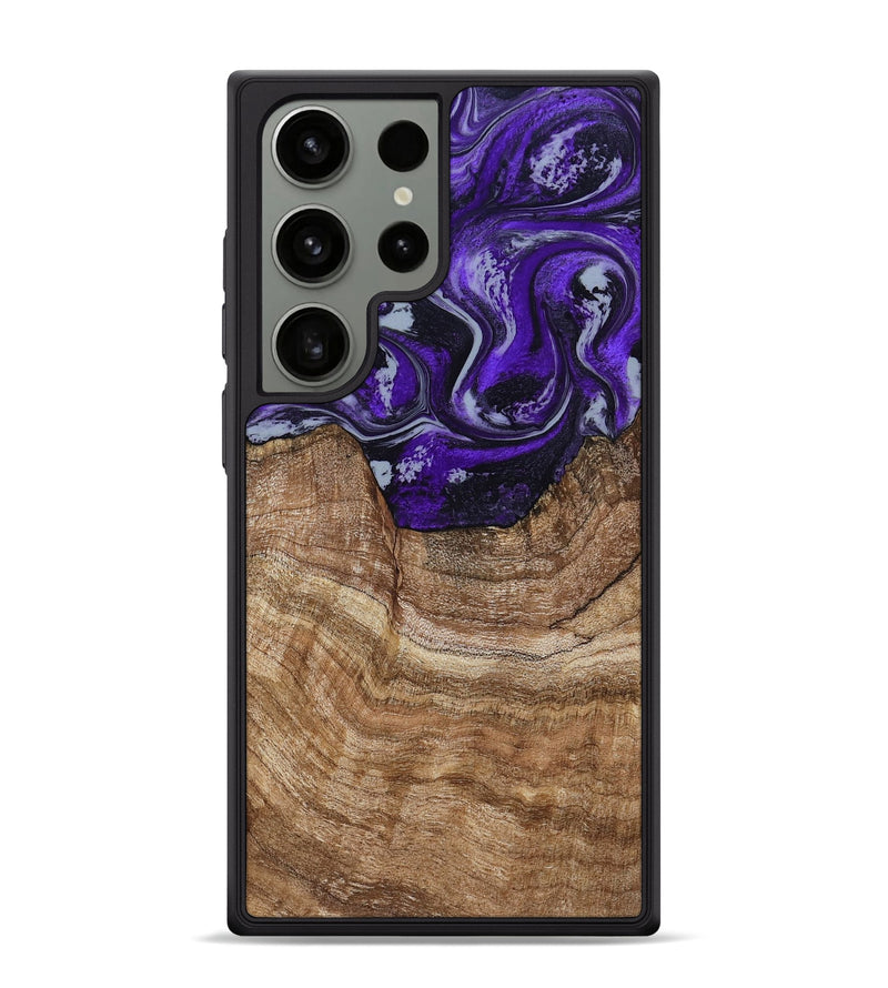 Galaxy S24 Ultra Wood Phone Case - India (Purple, 799205)