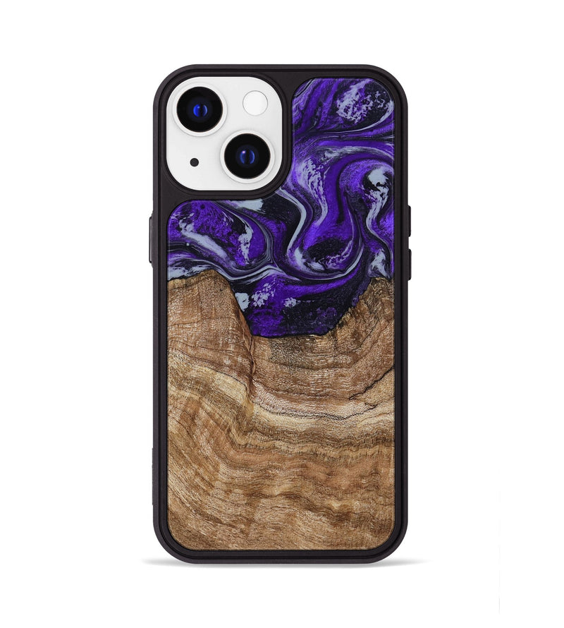 iPhone 13 Wood Phone Case - India (Purple, 799205)