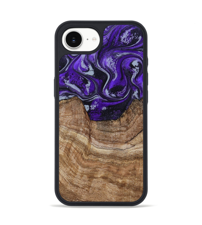 iPhone 16e Wood Phone Case - India (Purple, 799205)