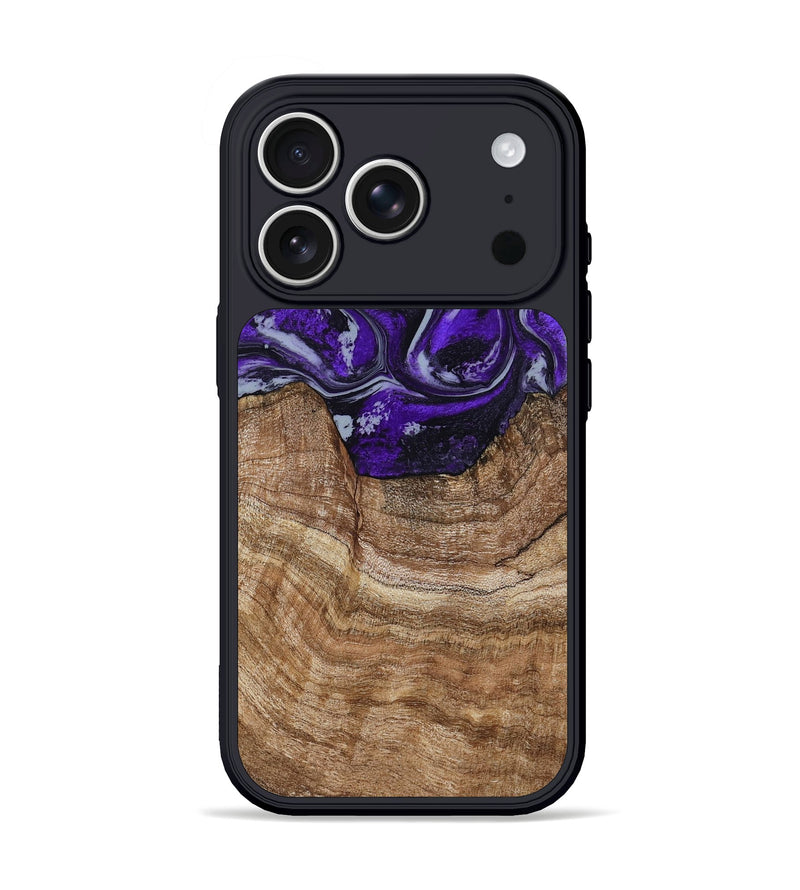 iPhone 17 Pro Wood Phone Case - India (Purple, 799205)