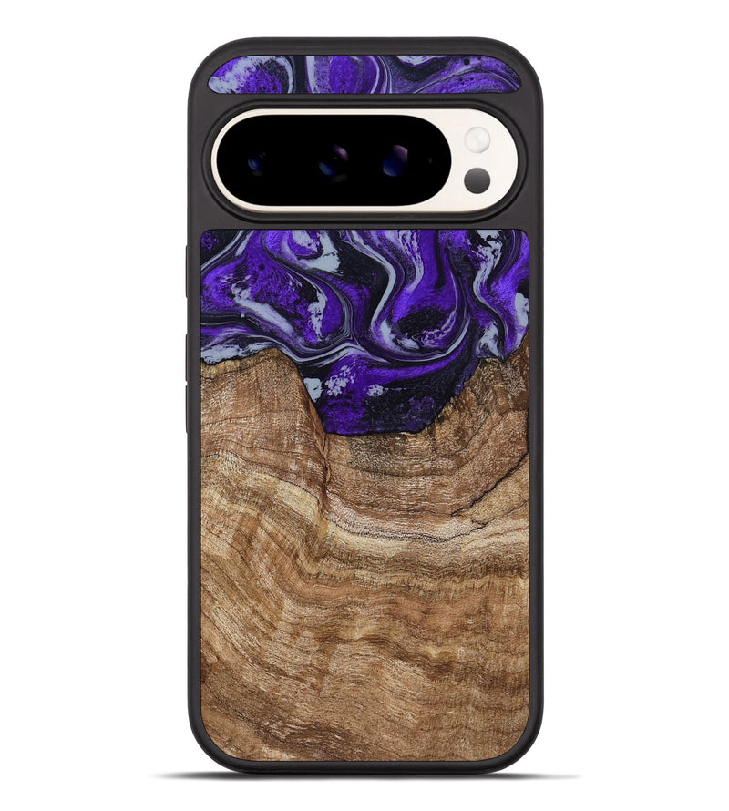 Pixel 10 Pro XL Wood Phone Case - India (Purple, 799205)