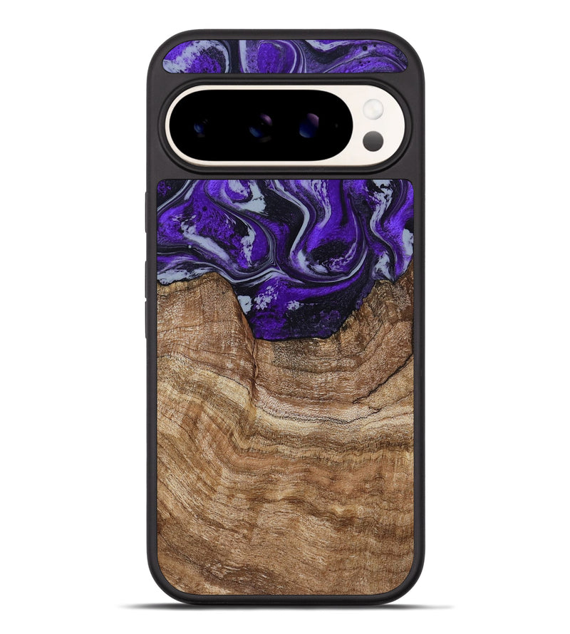 Pixel 9 Pro XL Wood Phone Case - India (Purple, 799205)