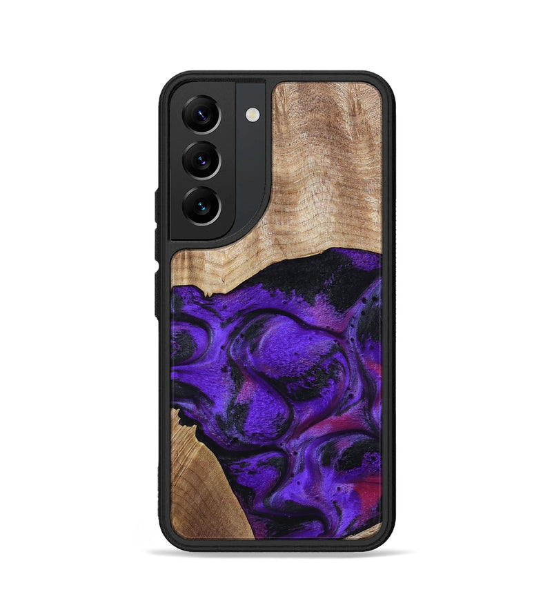 Galaxy S22 Wood Phone Case - Indy (Purple, 799206)